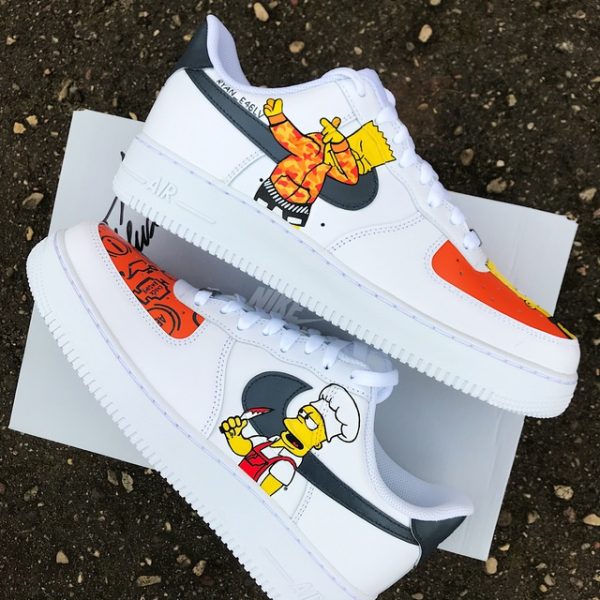 nike air force bart simpson