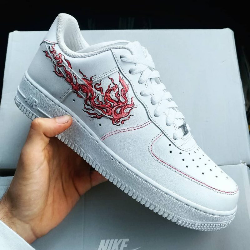 custom flame af1