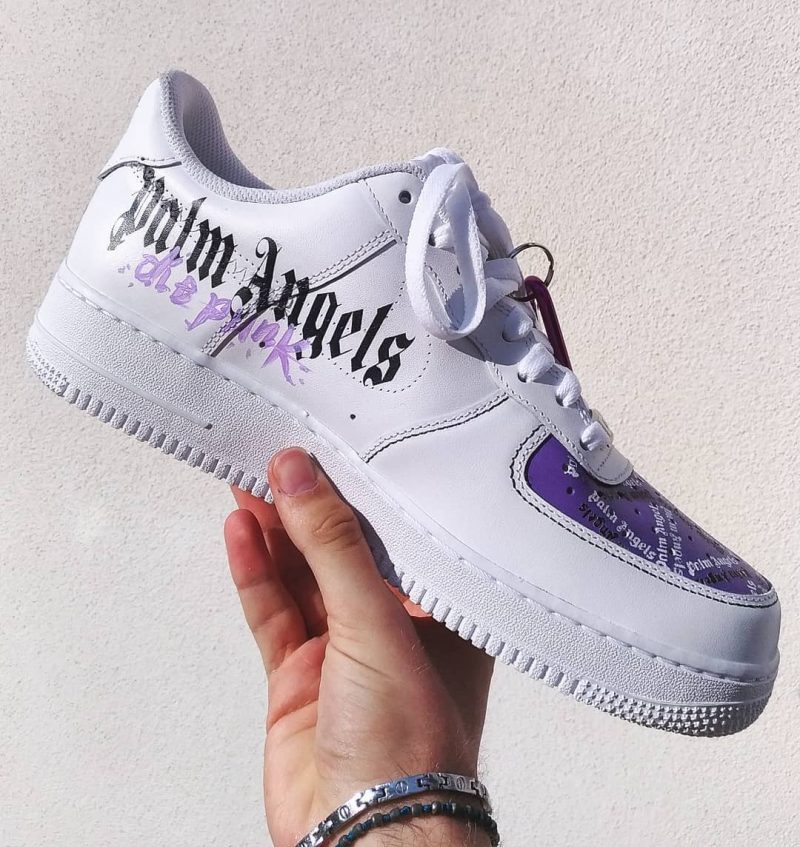 Nike Air Force 1 - Palm Angels - Sneakers Custom Opplain