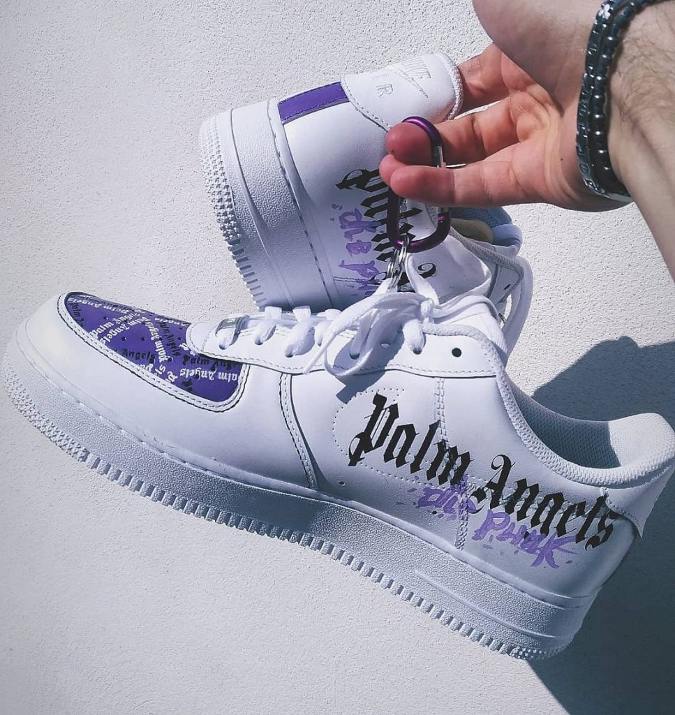 palm angels custom air force 1