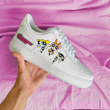 Nike Air Force 1 - The Powerpuff Girls - Sneakers Custom Opplain