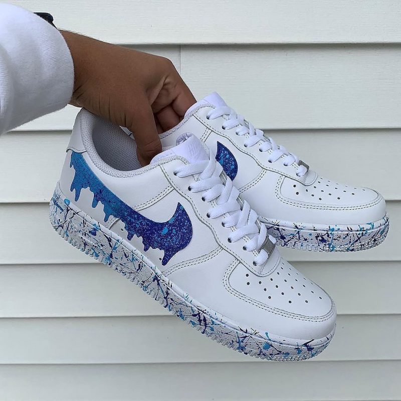 Nike Air Force 1 - Ice - Sneakers Custom Opplain